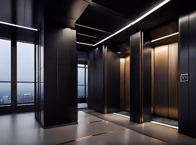 dark moody business office